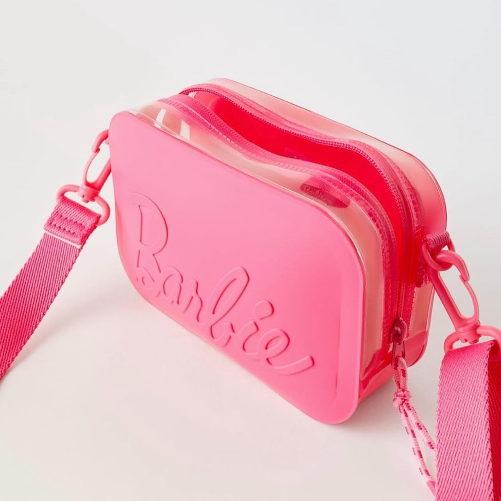 Barbie Hot Pink Crossbody Bag with Adjustable Strap - Picture 2 of 4
